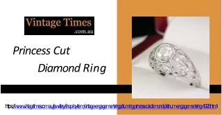 Are you looking for a stunning princess-cut diamond ring? Visit Vintage Times