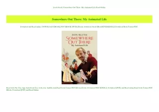 [read ebook] Somewhere Out There My Animated Life Read Online