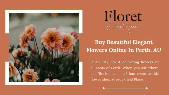 buy beautiful elegant flowers online in perth au