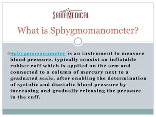 Sphygmomanometer