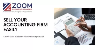 Sell Your Accounting Firm Easily