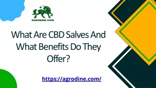 What Are CBD Salves And What Benefits Do They Offer?