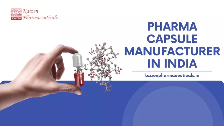 pharma capsule manufacturer in india