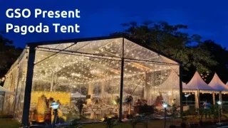 GSO present best quality pagoda tent in New Delhi