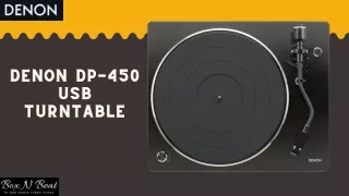Turntable By DENON (DP-450 USB)
