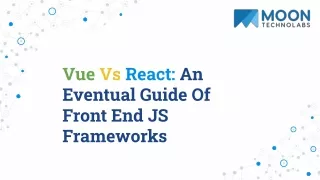 vue vs react an eventual guide of front