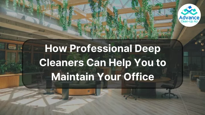 how professional deep cleaners can help