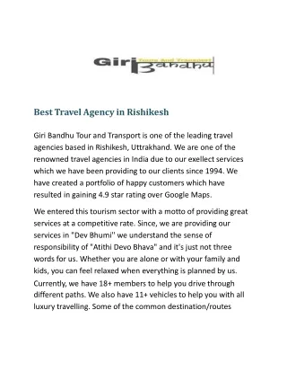 Best Taxi Service in Rishikesh