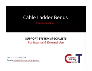 cable ladder bends channelandtray