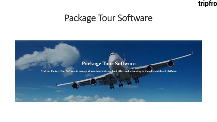 package tour software