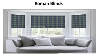 roman blinds