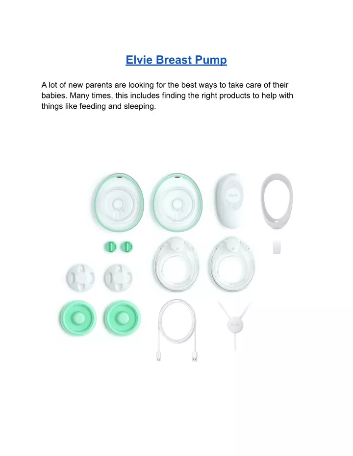 elvie breast pump