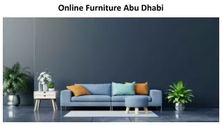Online Furniture Abu Dhabi