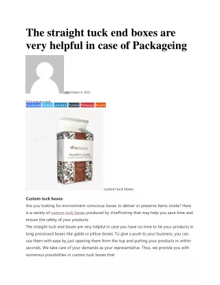 the straight tuck end boxes are very helpful