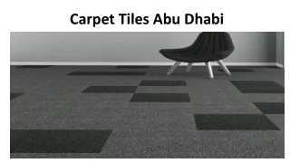 Carpet Tiles Abu Dhabi