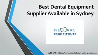 Best Dental Equipment Supplier Available in Sydney