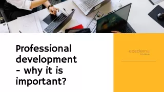 professional development why it is important