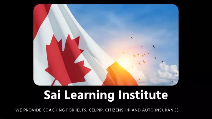 sai learning institute