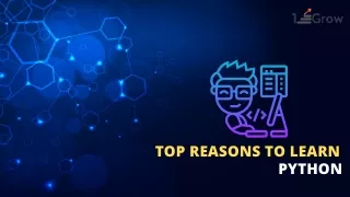 Top reasons to learn Python