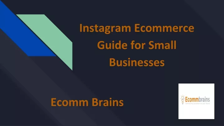 instagram ecommerce guide for small businesses
