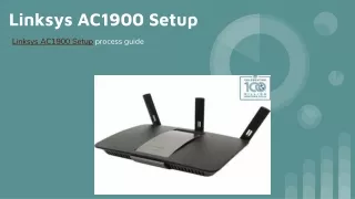 Linksys AC1900 Setup
