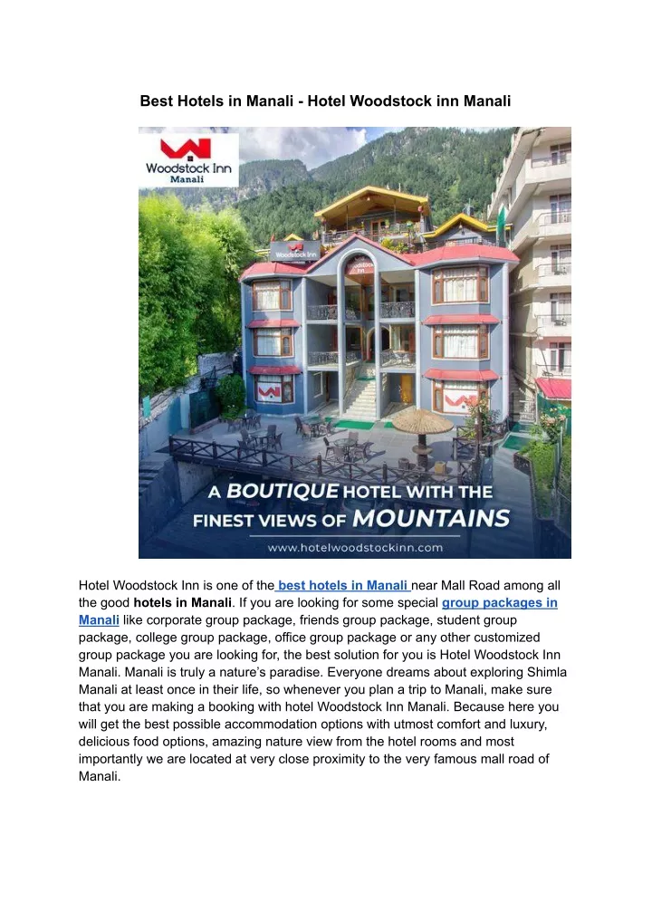 best hotels in manali hotel woodstock inn manali