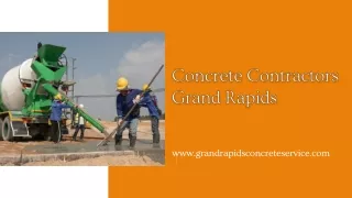 Concrete Contractors Grand Rapids