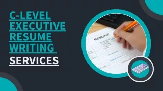 C-Level Executive Resume Writing Services