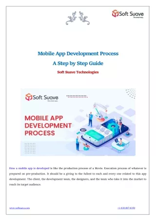 Mobile App Development Process Steps By Step Guide