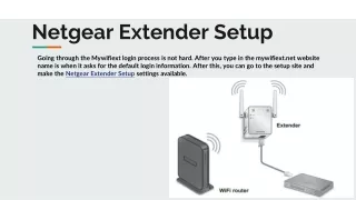 Netgear Extender Setup