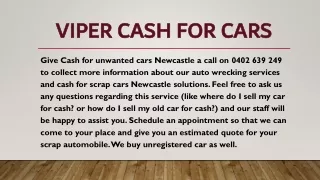 Sell Car Expired Registration | Cash For Unwanted Truck Newcastle