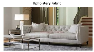 upholstery fabric