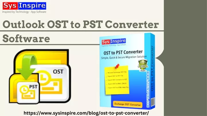 outlook ost to pst converter software
