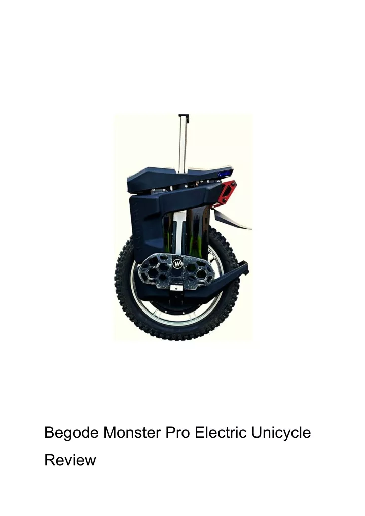 begode monster pro electric unicycle