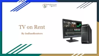 Get LED TVs on Rent with Indian Renters