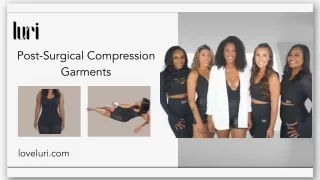 Find the Best Post-Surgical Compression Garments at LURI.