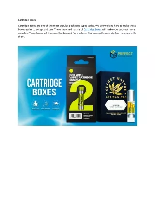 cartridge boxes