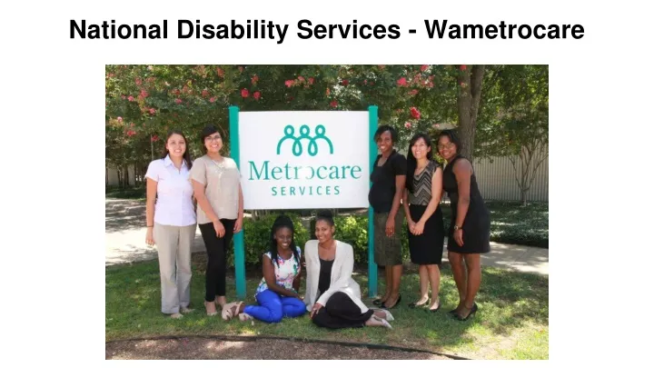 national disability services wametrocare