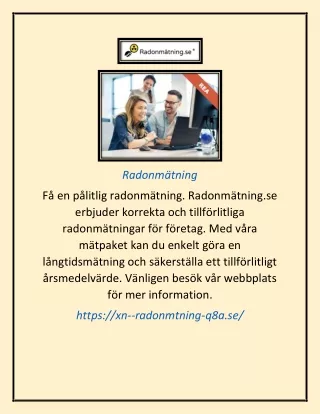 Radonmätning