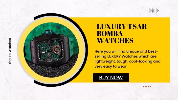 luxury tsar bomba watches