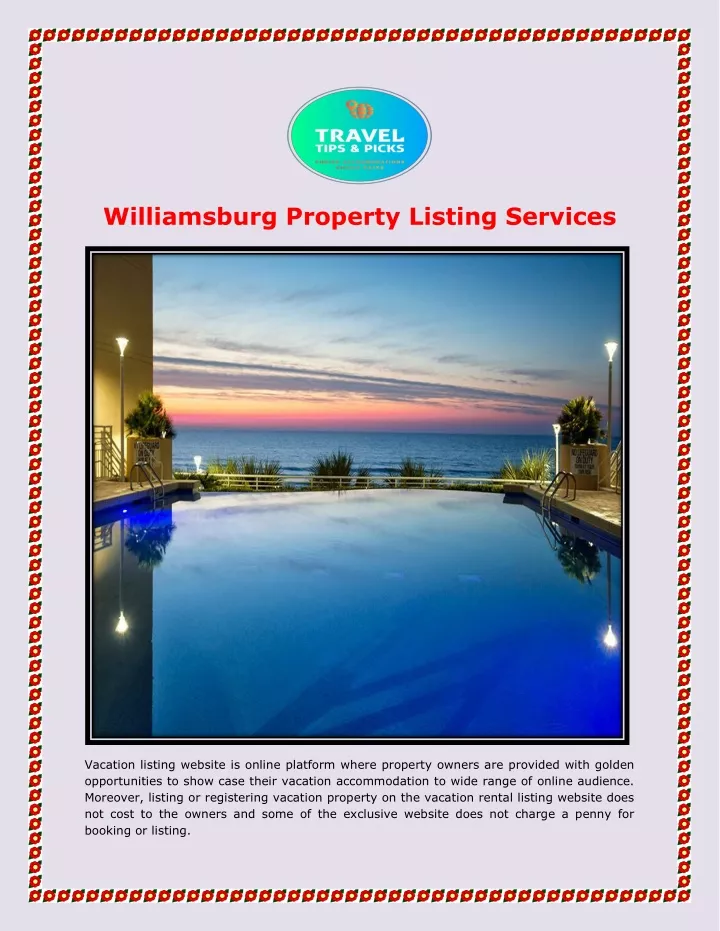 williamsburg property listing services