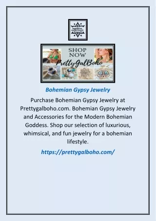 Bohemian Gypsy Jewelry | Prettygalboho.com