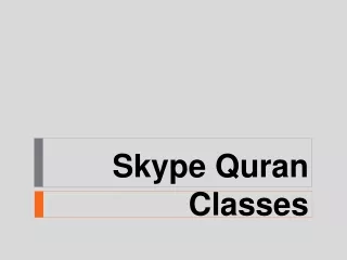 We provide Skype Quran classes for students - Skypequranclasses.uk