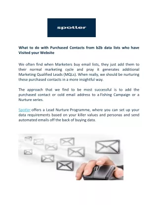 what to do with purchased contacts from b2b data
