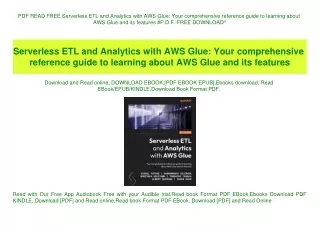 pdf read free serverless etl and analytics with