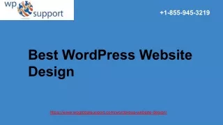 WordPress Website PPT