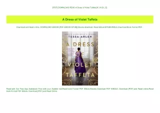 [PDF] DOWNLOAD READ A Dress of Violet Taffeta [K.I.N.D.L.E]