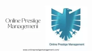online prestige management