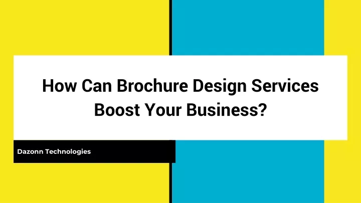 how can brochure design services boost your business