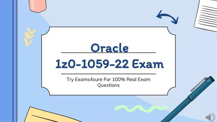 oracle 1z0 1059 22 exam